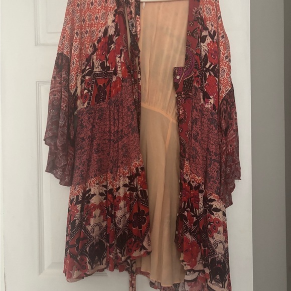 Bohemian Floral Maxi Dress - Picture 3 of 4